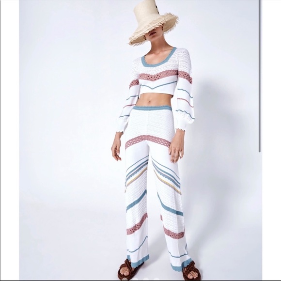 NWT Alexis Saloni Knit Beach Pants - Picture 1 of 10